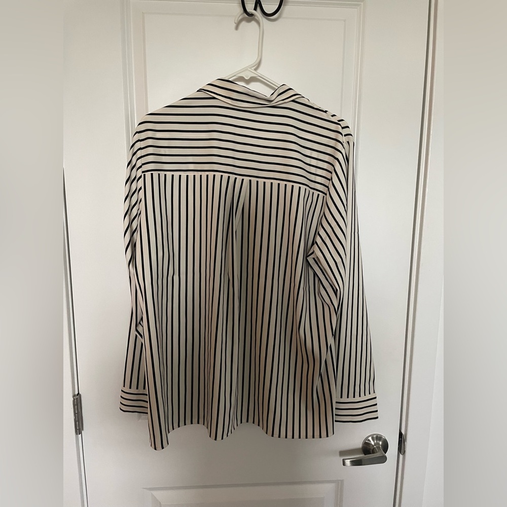 Express Striped Button-Down Shirt - Picture 3 of 3